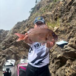 兵庫県三尾（前田渡船）で磯釣り